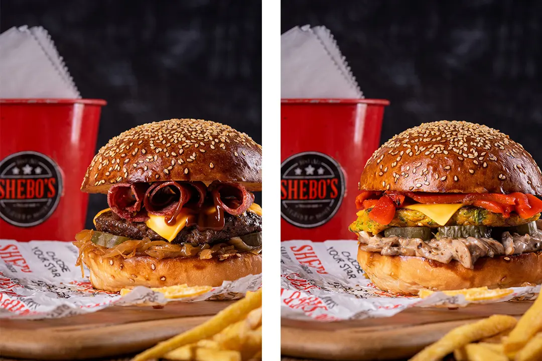 Gıda Fotoğraf Çekimi İzmir — Shebo's Burger Işık ve Gölge Oyunu — mertakdurak.com