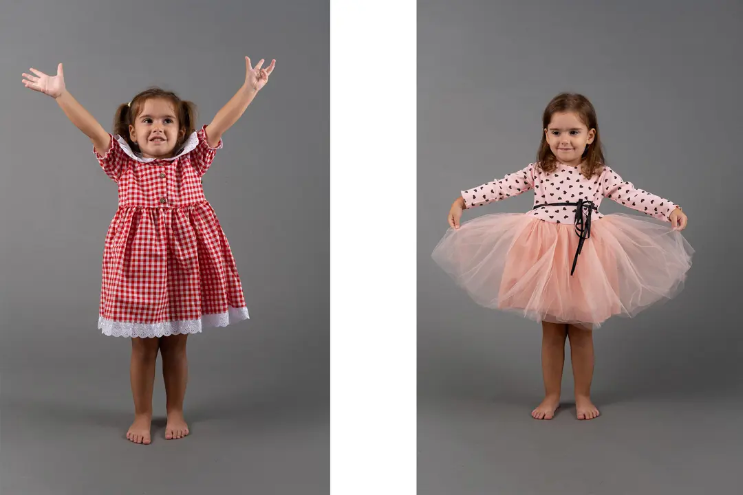 Moda Fotoğraf Çekimi İzmir — Tutumlu Kids Mavi Arka Plan — mertakdurak.com