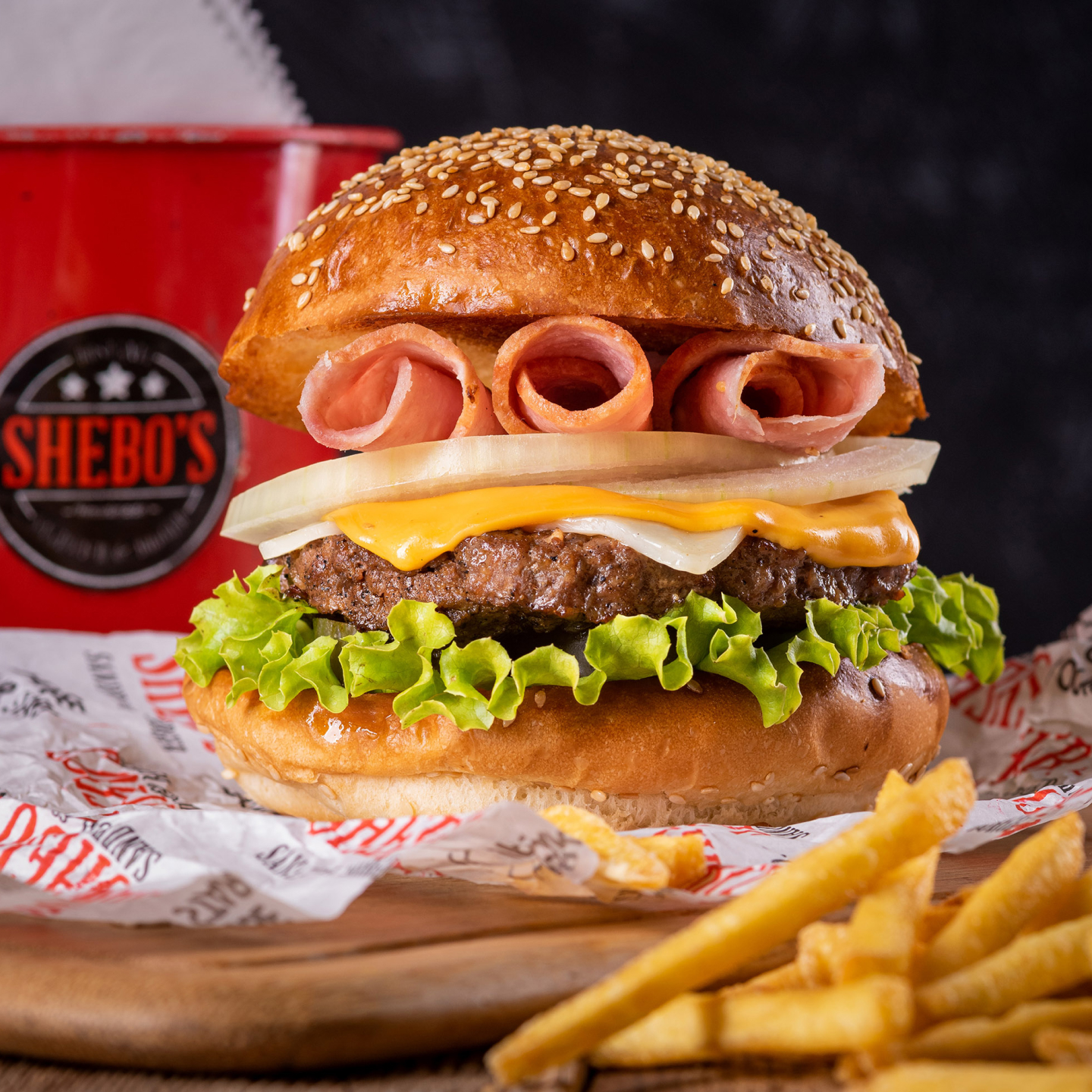 Shebo's Burger Menü Fotoğraf Çekimi İzmir