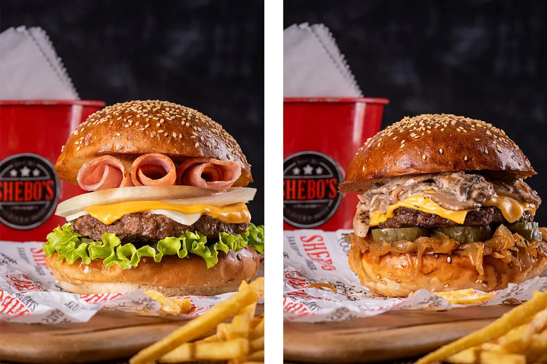 Gıda Fotoğraf Çekimi İzmir — Shebo's Burger Tek Nokta Işık — mertakdurak.com