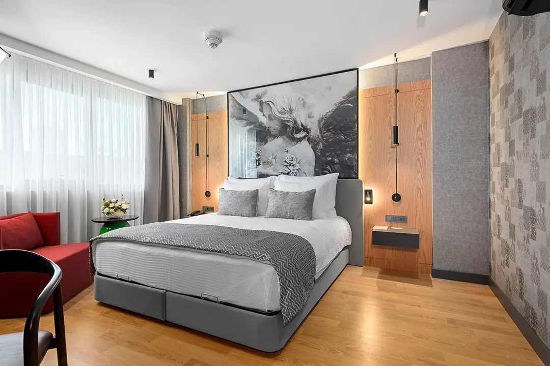 Mimari Fotoğraf Çekimi İzmir — İBOS Hotel İç Mekan Detayları — mertakdurak.com