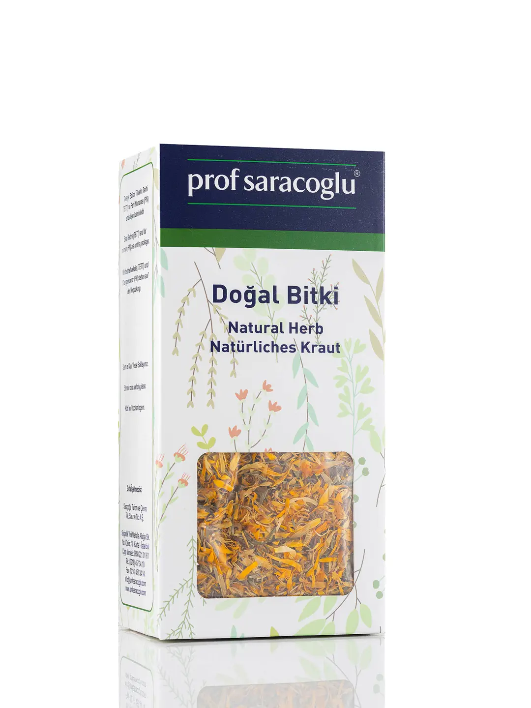 Doğal Bitki Natural Herb ürün ve ambalaj fotoğrafı — Prof Saraçoğlu, İzmir