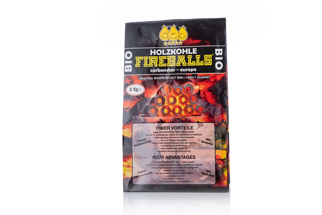 E-Ticaret Ürün Fotoğrafı İzmir — BIO Holzkohle Fireballs Kontrast Renkler — mertakdurak.com