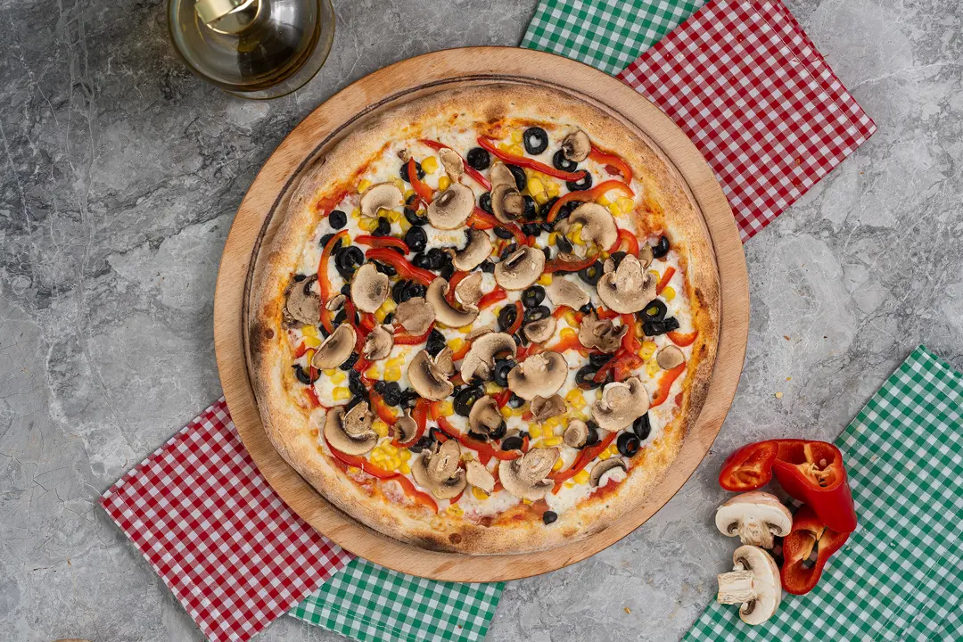 Gıda Fotoğraf Çekimi İzmir — Napolia Pizza Mantar Detayı — mertakdurak.com