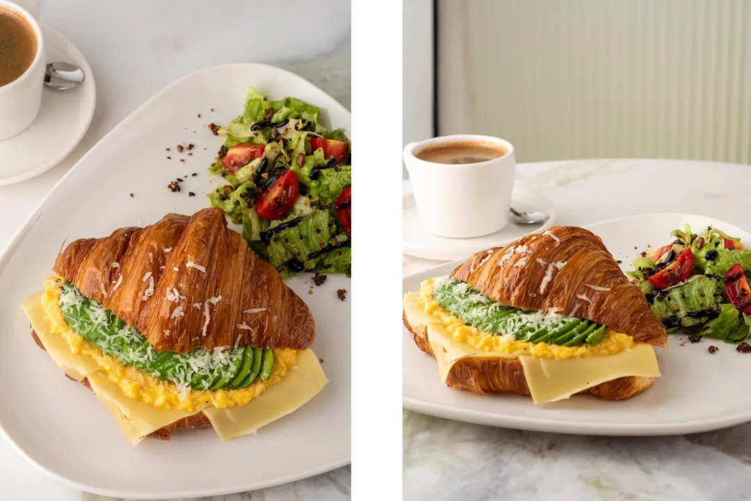 Gıda Fotoğraf Çekimi İzmir — P'atelier Cafe Kruvasan Yakın Çekim — mertakdurak.com