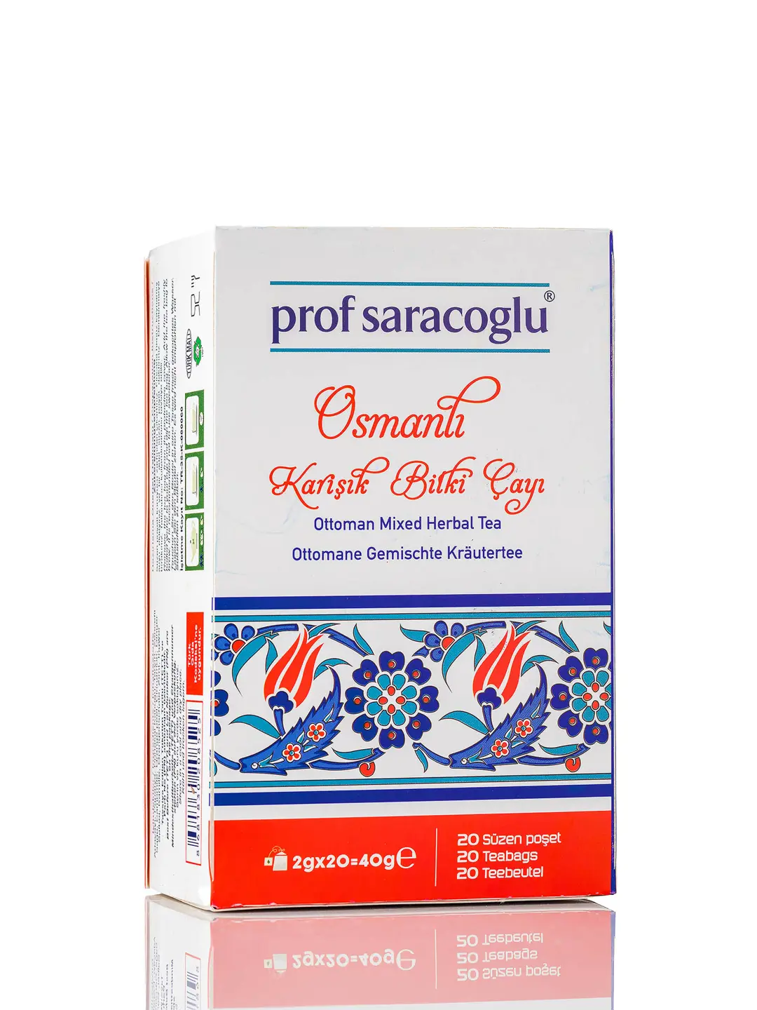 Prof Saraçoğlu Osmanlı Karışık Bitki Çayı ürün ve ambalaj fotoğrafı — Prof Saraçoğlu, İzmir