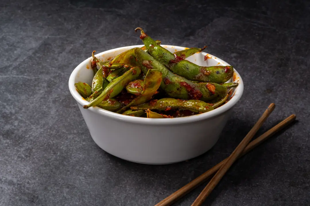 Acılı Edamame — Vibe Sushi İzmir Buca sushi fotoğraf çekimi, açılı çekim | Mert Akdurak
